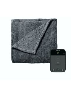 Sunbeam Full Size Electric Lofttec Heated Blanket in Slate with Wi-Fi Connection