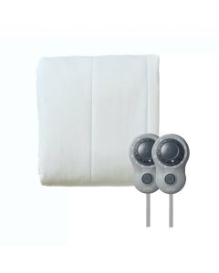 Sunbeam King Size Electric Non-Woven Heated Mattress Pad with Dual Dial Controllers