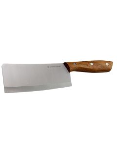 Gibson Home Seward 6 inch Stainless Steel Cleaver with Wooden Handle