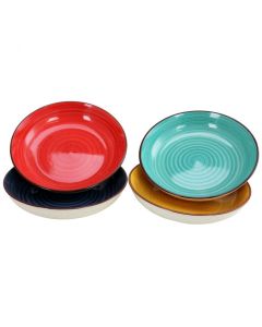 Gibson Color Speckle Bowl, Set of 4