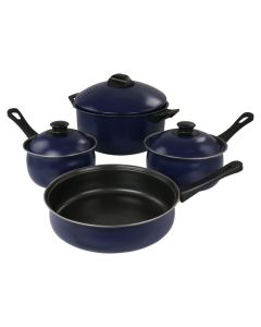 Gibson Oceania 7 Piece Steel Cookware Set