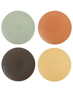 Gibson Elite Capetown 4 Piece 10.25 Inch Stoneware Dinner Plate Set