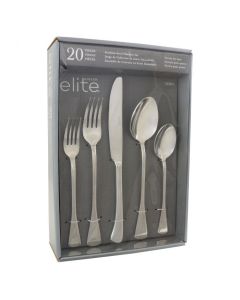 Gibson Elite Monteverdi 20 Piece Flatware Set