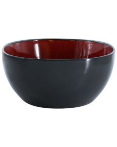 Gibson Home Urban Cafe 10.3in Stoneware Serving Bowl in Red