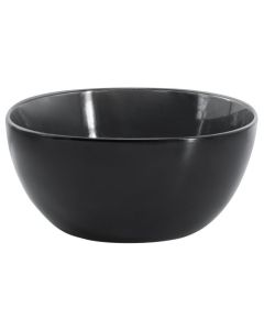 Gibson Home Urban Cafe 10.3in Stoneware Serving Bowl in Grey