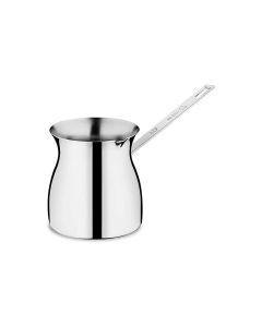 Korkmaz Terra 8 Ounce Stainless Steel Turkish Coffee Pot in Silver