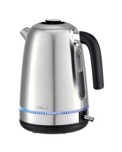 Brentwood 1500 Watt Stainless Steel 1.7 Liter Cordless Electric Kettle in Silver