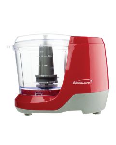 Brentwood 1.5 Cup Mini Food Chopper in Red