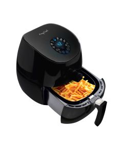 MegaChef 3.5 Quart Airfryer And Multicooker With 7 Pre-programmed Settings in Sleek Black