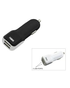 10 Watt 2.1 Amp Dual USB Car Charger-BLACK